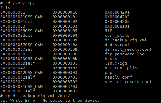 Attempt to copy the db_backup_cfg.xml file to nmt directory