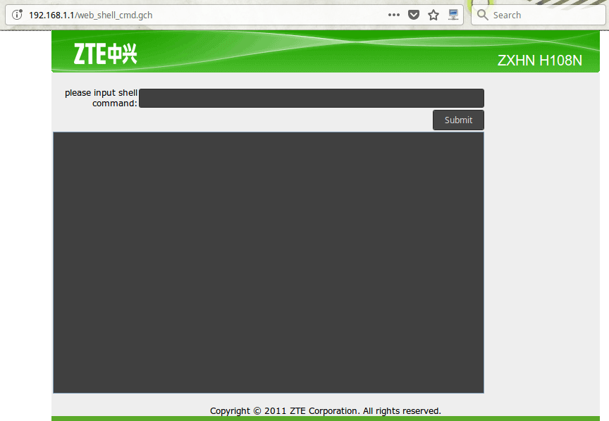 Accessing the web-shell